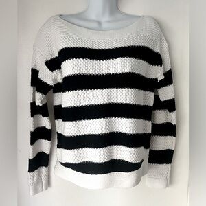 LAUREN Ralph Lauren Striped Boatneck Sweater M